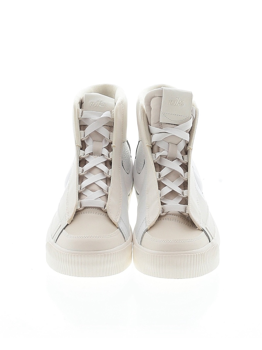 Nike Women’s High-Top Sneakers in Cream and White